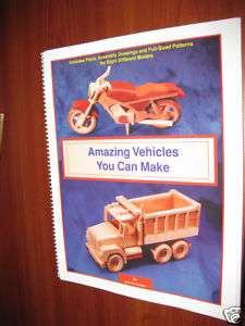 Amazing Vehicles You Can Make plans for 8 models 1996  