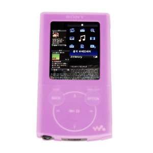   Sony Walkman NWZ E344 / NWZ E345 Silicone Skin Case Pink  Players