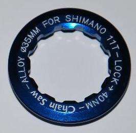 LIGHTWEIGHT ALLOY SHIMANO OR SRAM COMPATIBLE CASSETTE LOCK RING  