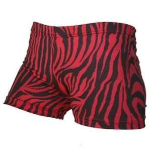 GemGear® Red Zebra Volleyball Spandex Shorts  Sports 