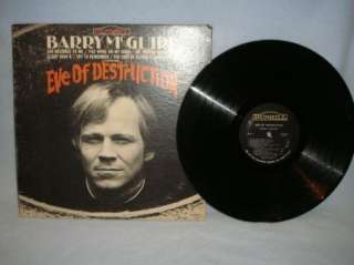 Barry McGuire LP Dunhill Records 33 RPM Eye of Destruct  