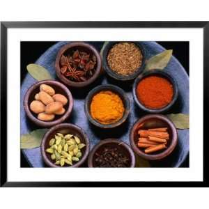  Spices of Nutmeg, Tumeric, Chilli, Cinnamon, Cloves, Star 