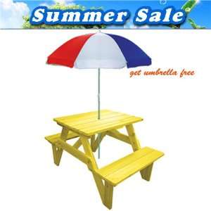  Lohasrus Summer Sale   Kids Picnic Table CC 15013, for 