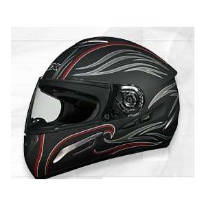 AFX FX 100 Sun Shield Helmet , Color Black, Size Sm, Style Wave 
