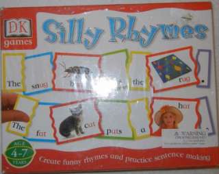 DK Games Silly Rhymes Practice Sentence Making 4 7 yrs  