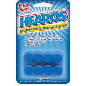  Hearos Multi Use Silicone Earplugs (NRR 21) Health 