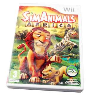 Sim Animals Africa PAL 3 Game( Nintendo Wii,2009 )  