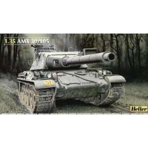    HELLER   1/35 AMX 30/105 Tank (Plastic Models) Toys & Games