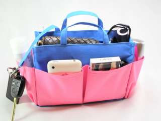 Woman Handbag Makeup Cosmetic Purse Organizer Bag #Pink  