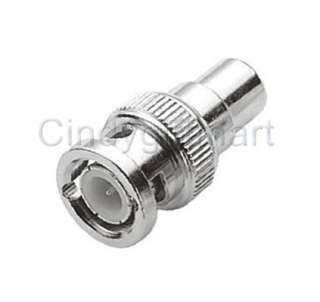 20 BNC Male to RCA Female Cameras Connector Adapter 1CF  