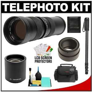 Kenko 420 800mm Telephoto Zoom Lens & 2x Teleconverter ( 420 1600mm 