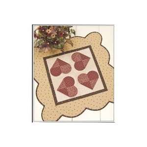  Frosted Heart Table Toppers Pattern