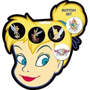    Disney Tinker Bell Assorted Button Set B DIS 0343 Toys & Games