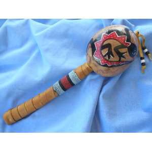  Native American Indian Gourd Rattle 14  Gecko (98) Toys & Games