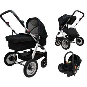  Twingo Classic 3 in 1 Full Travel System   Black Baby
