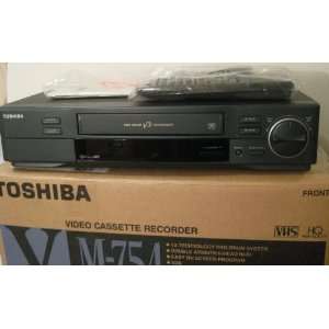  TOSHIBA W 754 VCR 6 Head Stereo Electronics