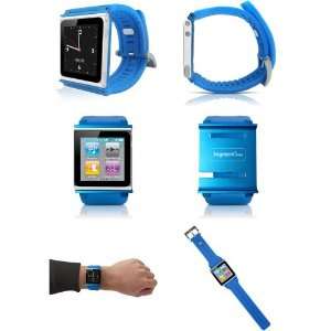   Watch JOYWATCH Wrist Strap for iPod Nano 6G   Blue  Players
