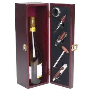  Picnic at Ascot Barware Wine Cabinet w/ 5pc Tool Setpa 